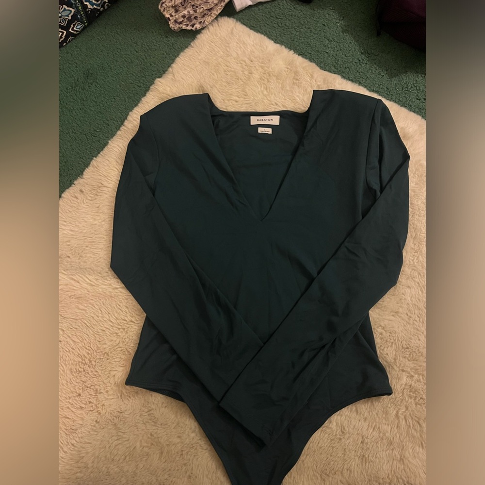 Aritizia shoulder padded Bodysuit